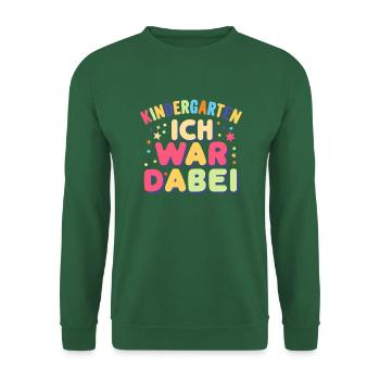 Kita Absolvent: Abschiedsgeschenk Einschulung Erst - Unisex Pullover - Grün - Vorne