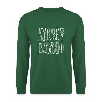 Activités de plage Nature Communauté Citation drôle - Sweat-shirt Unisexe - vert foncé - Devant