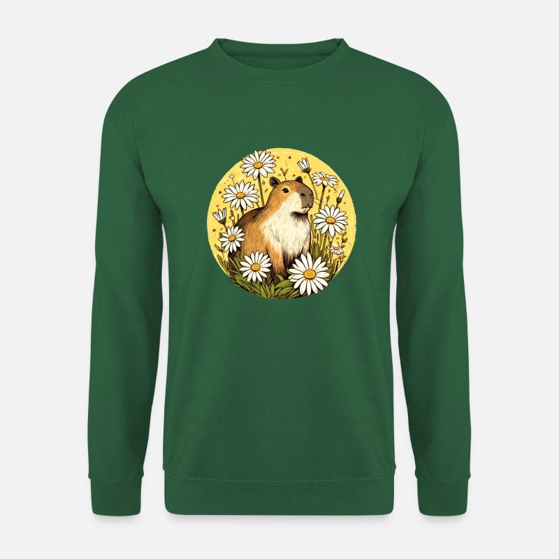 Capybara - Unisex Pullover - Grün