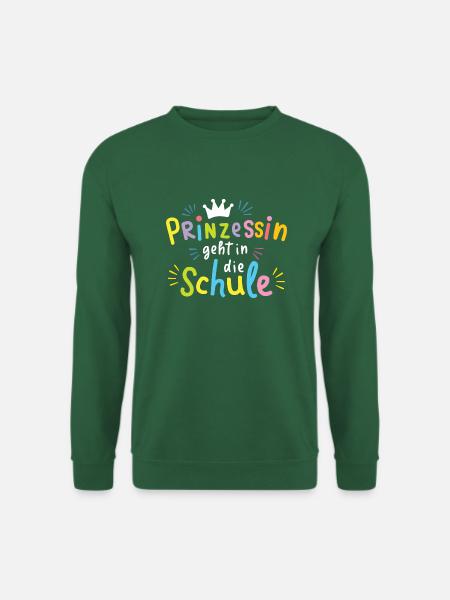 Kita Abgänger Prinzessin Schulstart Erstklässler - Unisex Pullover - Grün