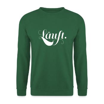 Läuft - hell - Unisex Pullover - Grün - Vorne