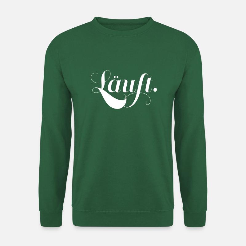 Läuft - hell - Unisex Pullover - Grün