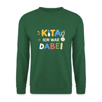 Kita Abschiedsgeschenk Kinder: Abgänger Schulkind - Unisex Pullover - Grün - Vorne