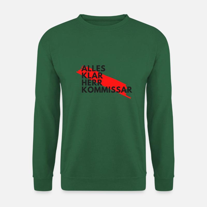Alles klar Herr Kommissar - Unisex Pullover - Grün