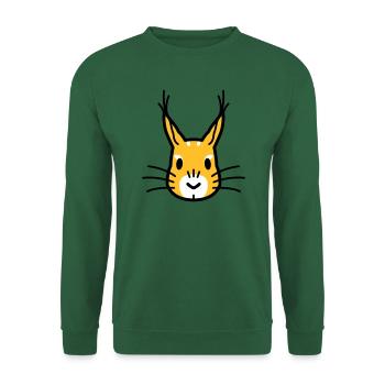 Waldfreunde Eichhörnchen - Unisex Pullover - Grün - Vorne