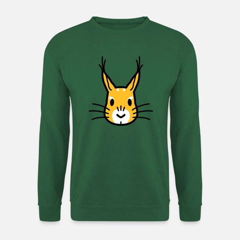 Écureuil des amis de la forêt - Sweat-shirt Unisexe - vert foncé