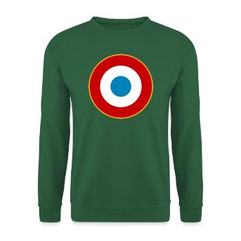 COCARDE FRANCE - AS2010 - Sweat-shirt Unisexe - vert foncé - Devant