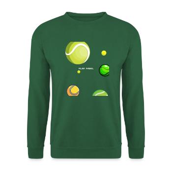 Padel - Geschenk für Padelspieler - Unisex Pullover - Grün - Vorne