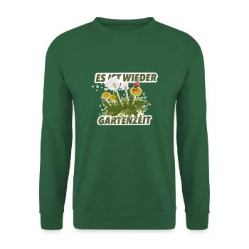 GARTENZEIT - Unisex Pullover - Grün - Vorne