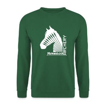 Archery Horse white - Unisex Sweatshirt - green - Front