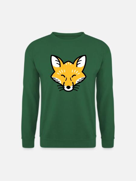Waldfreunde Fuchs - Sweat-shirt Unisexe - vert foncé