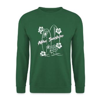 Aloha Sunshine - Unisex Sweatshirt - green - Front