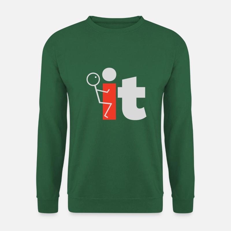 Fuck it - Unisex Pullover - Grün