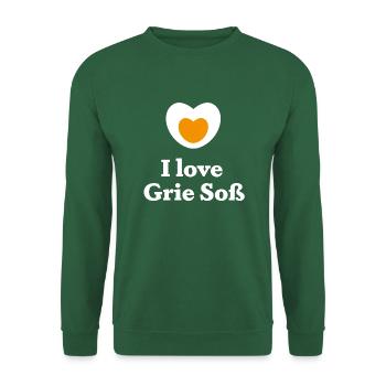Frankfurt Grüne Soße hessisch Hessen Geschenk Ei - Unisex Pullover - Grün - Vorne
