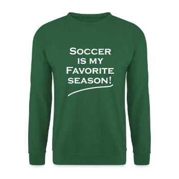 Football - Sweat-shirt Unisexe - vert foncé - Devant