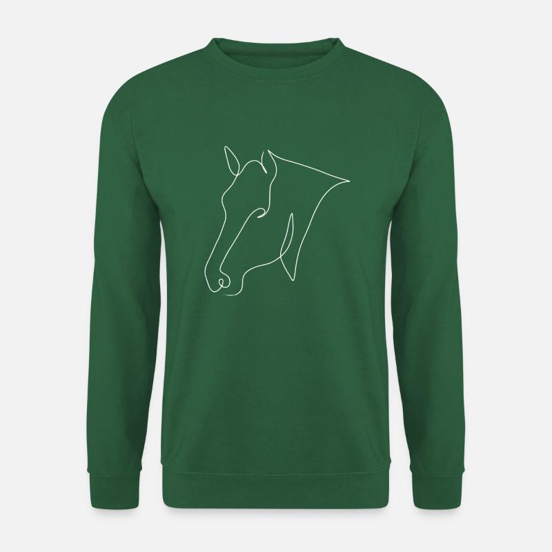 Minimal bangs white - Unisex Sweatshirt - green