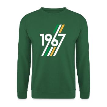 Lions rétro de Lisbonne 1967 - Sweat-shirt Unisexe - vert foncé - Devant