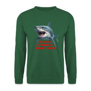 Sharp as a shark - Unisex Sweatshirt - green - Front