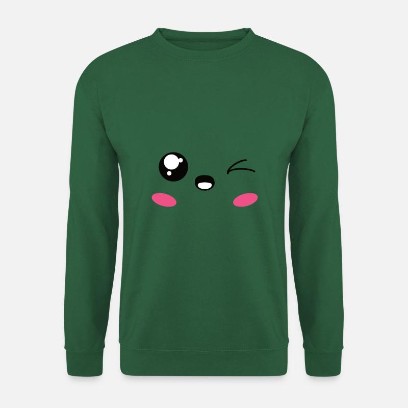 Süßes Smile Gesicht Happy Face - Unisex Pullover - undefined