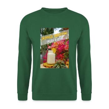 Tropical Smoothie Fresh and Vital - Unisex Sweatshirt - green - Front