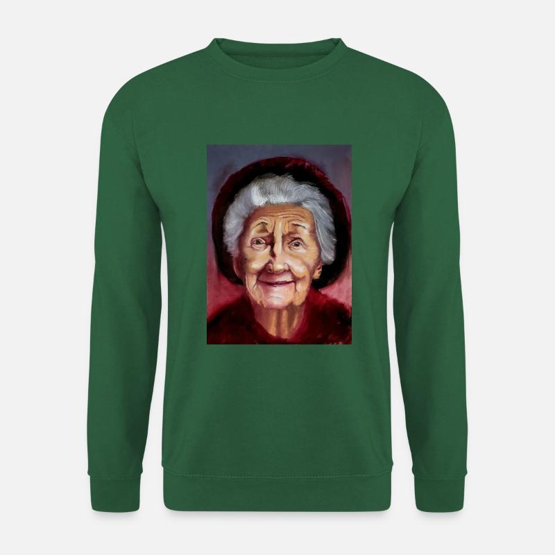 Omashirt - Unisex Pullover - Grün