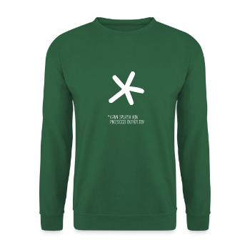 Kann Spuren von Prosecco enthalten Spruch design - Unisex Pullover - Grün - Vorne