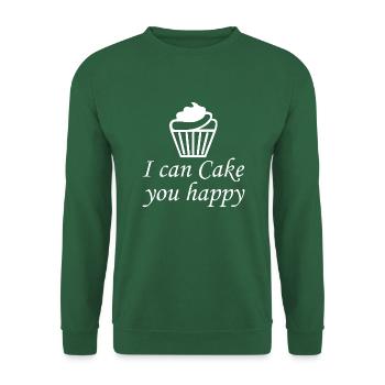 Backen Baking - Unisex Pullover - Grün - Vorne