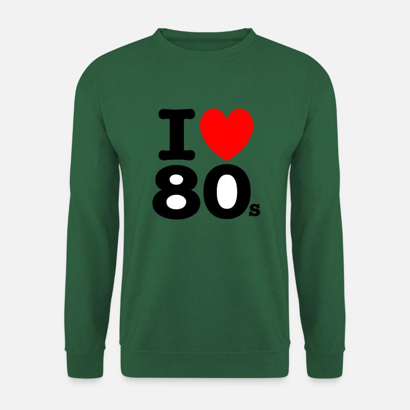 i love 80s - Unisex Pullover - Grün