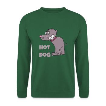 hot-dog - Sweat-shirt Unisexe - vert foncé - Devant