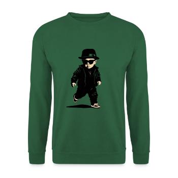 Das Gangster-Baby - Unisex Pullover - Grün - Vorne