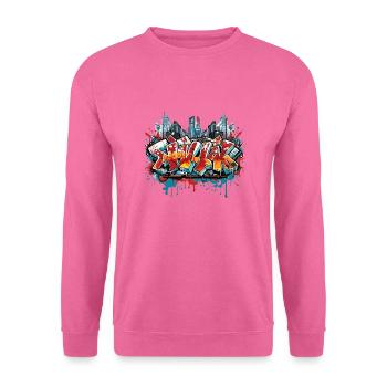 Spraydose-Symphonie einzigartige Grafitti Mode - Unisex Pullover - Pink - Vorne