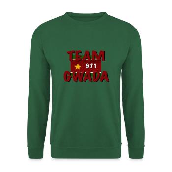 TEAM GWADA - Sweat-shirt Unisexe - vert foncé - Devant