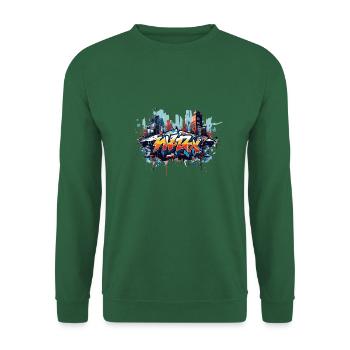 Street Art Revolution Cool Hood Graffiti Design - Unisex Sweatshirt - green - Front