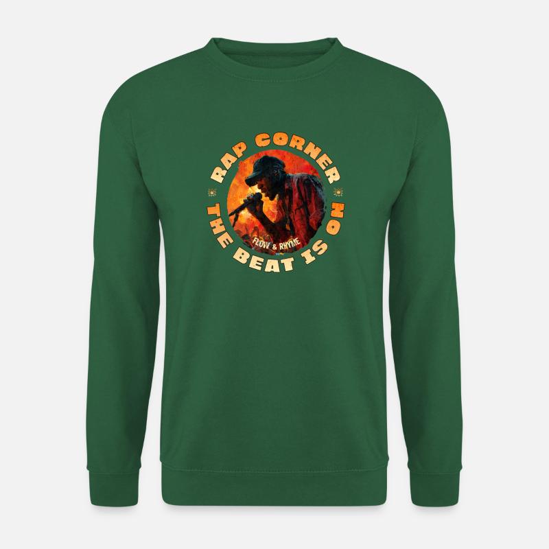RAP CORNER Le rythme est lancé - Sweat-shirt Unisexe - vert foncé