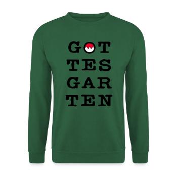 Text Gottesgarten Frankenwappen - Unisex Pullover - Grün - Vorne