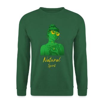 Nature Spirit Woman Photograph Natural Gift - Unisex Sweatshirt - green - Front