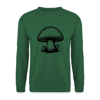 Pilz Champignon - Unisex Pullover - Grün - Vorne