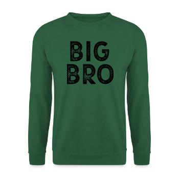Big Bro Big Brother Gift - Unisex Sweatshirt - green - Front