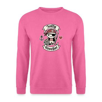 Jolly Crochet - Unisex Pullover - Pink - Vorne