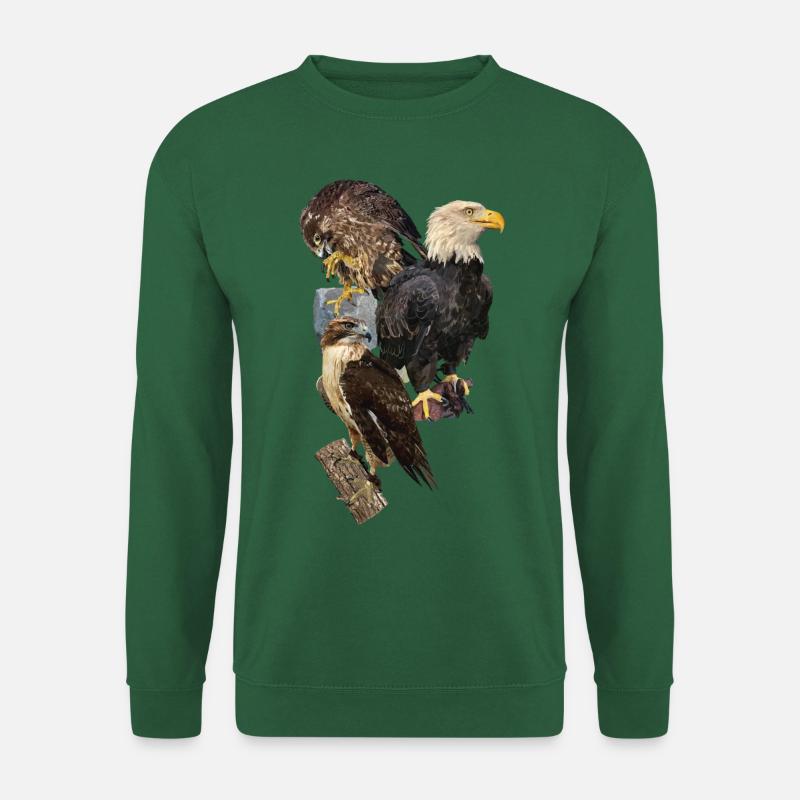 Raubvogel - Unisex Pullover - Grün