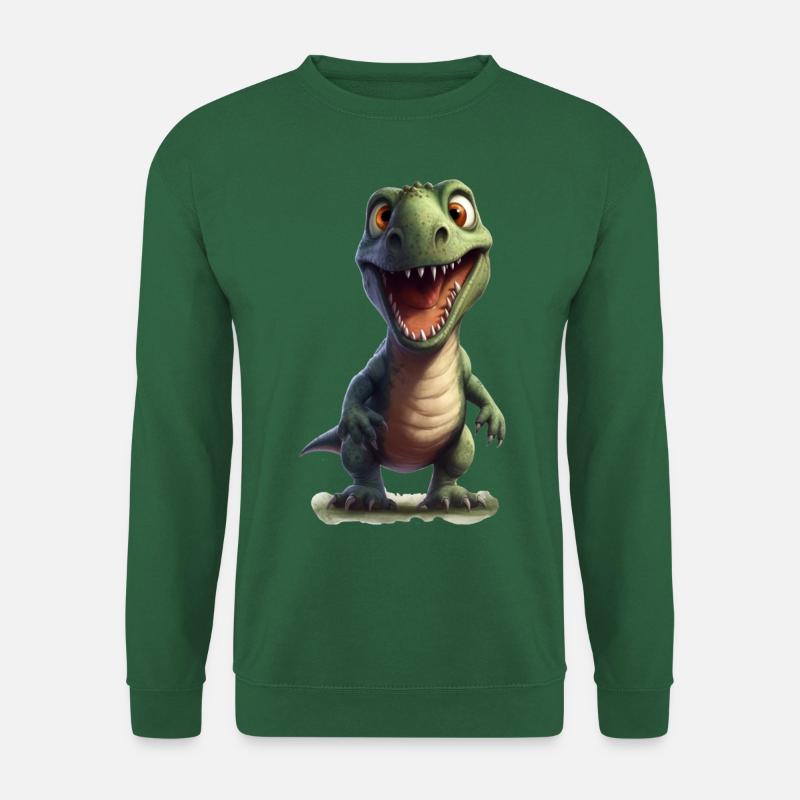 Dino - Unisex Pullover - Grün