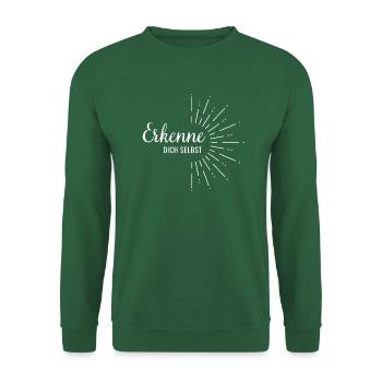 Connaissez-vous - Sweat-shirt Unisexe - vert foncé - Devant