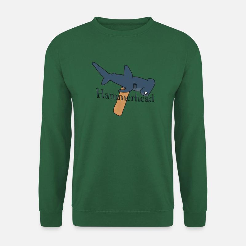 Der Hammer-Hai - Unisex Pullover - Grün