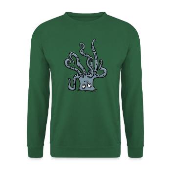 Krakenkopfstand - Unisex Pullover - Grün - Vorne