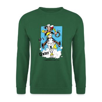 Lucky Luke Cowboy And Jolly On Tour - Unisex Sweatshirt - green - Front