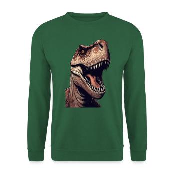 T-Rex - Sweat-shirt Unisexe - vert foncé - Devant
