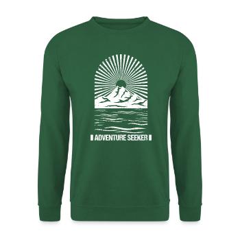 Adventure Seeker - Unisex Sweatshirt - green - Front