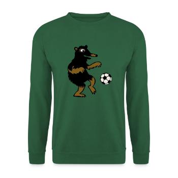 Bear Football - Unisex Sweatshirt - green - Front