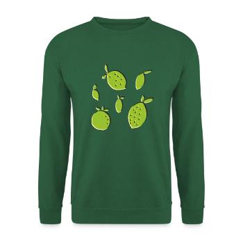 zitrone orangen limette - Unisex Pullover - Grün - Vorne
