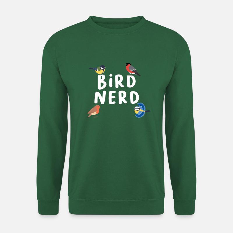 Bird Nerd - Unisex Pullover - Grün